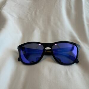Oakley Frogskins OO9013-09 Black 55-17-133 Sunglasses Unisex